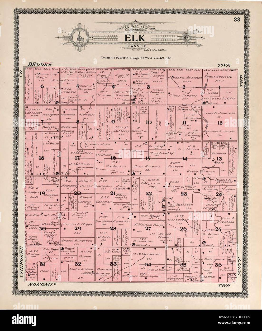 Standard atlas of Buena Vista County, Iowa including a plat book of