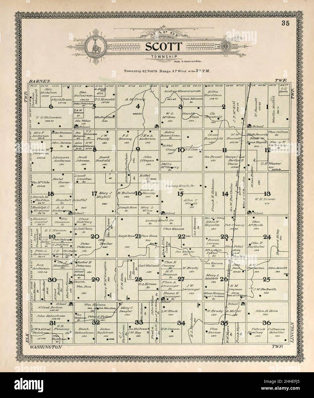 Standard atlas of Buena Vista County, Iowa including a plat book of