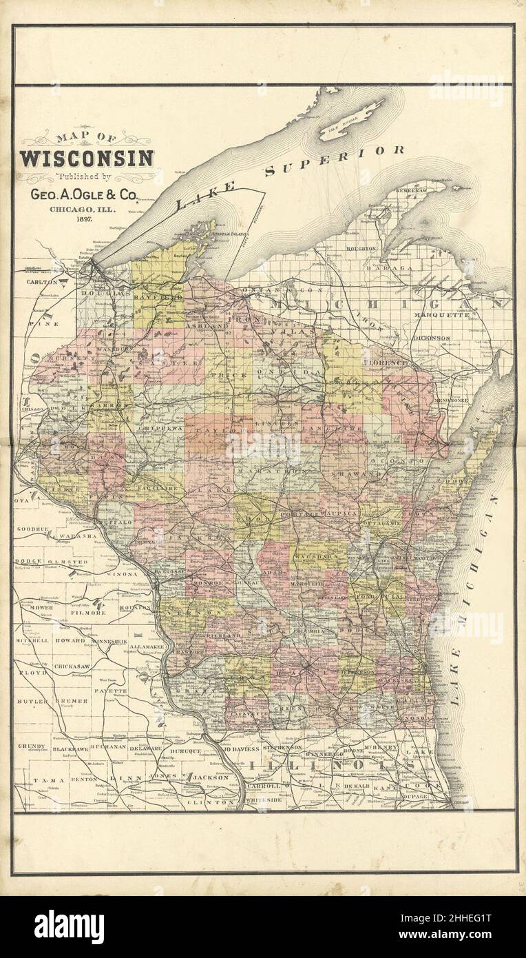 Pepin County Plat Map Standard Atlas Of Buffalo And Pepin Counties, Wisconsin - Including A Plat  Book Of The Villages, Cities