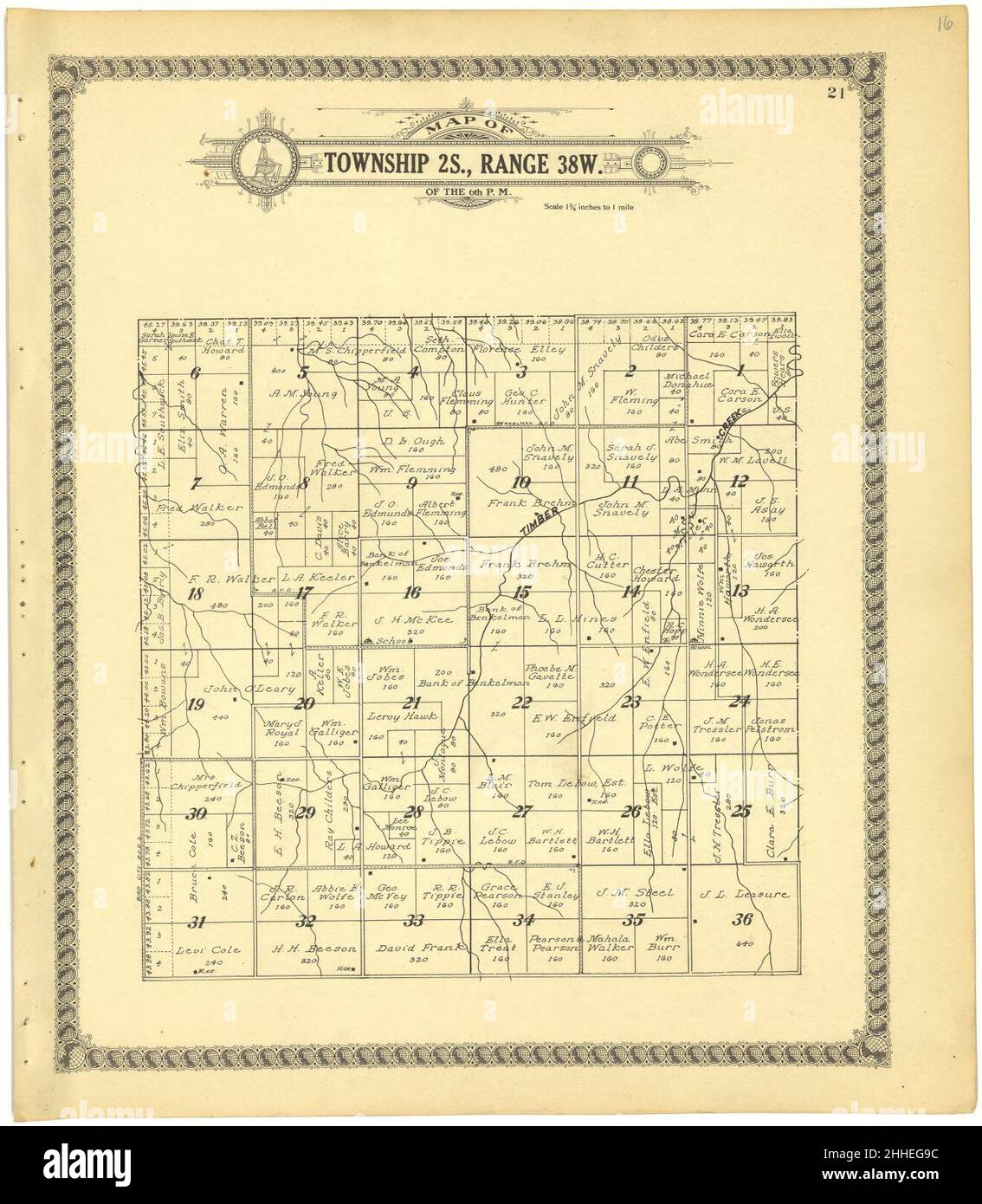 Standard atlas of Cheyenne County, Kansas including a plat book of