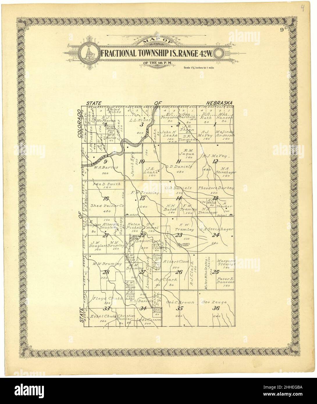 Standard atlas of Cheyenne County, Kansas including a plat book of the villages, cities and