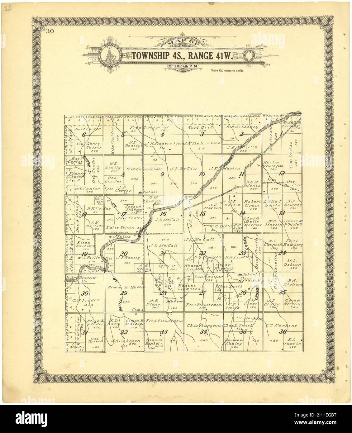 Standard atlas of Cheyenne County, Kansas including a plat book of the villages, cities and