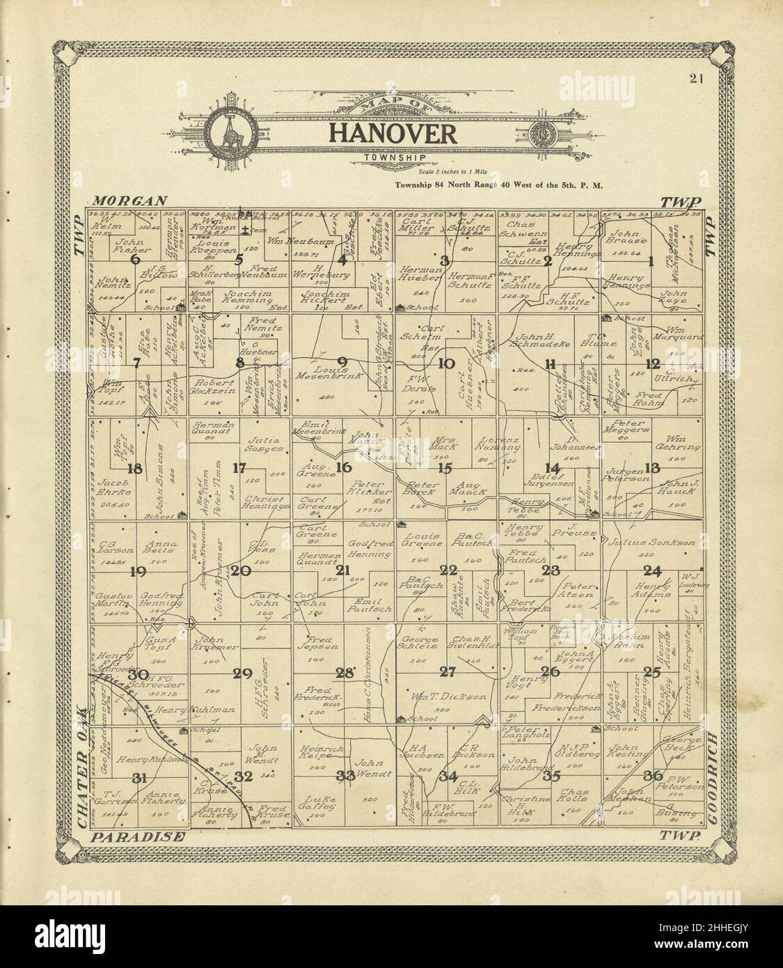 Standard atlas of Crawford County, Iowa including a plat book of the
