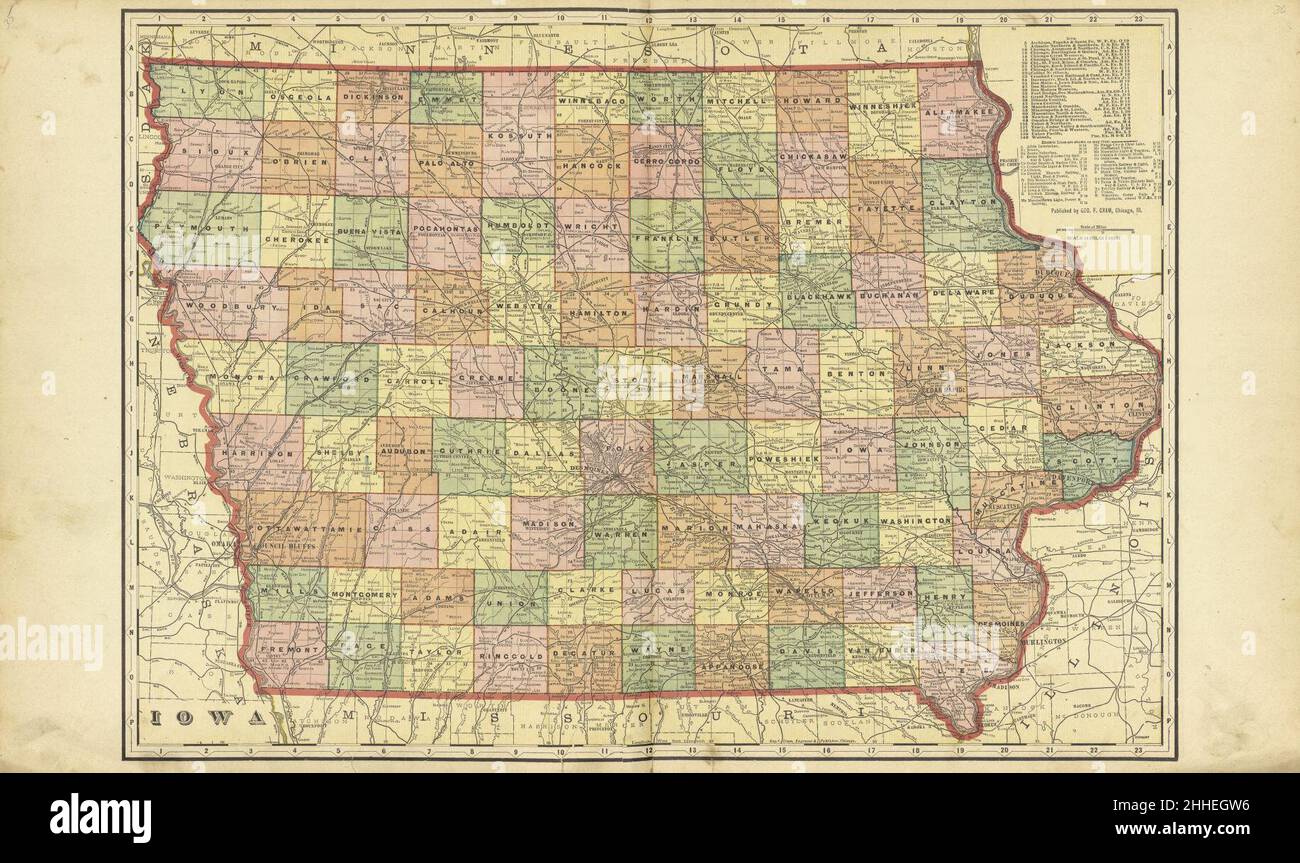 Standard Atlas Of Crawford County Iowa Including A Plat Book Of The Villages Cities And 1133