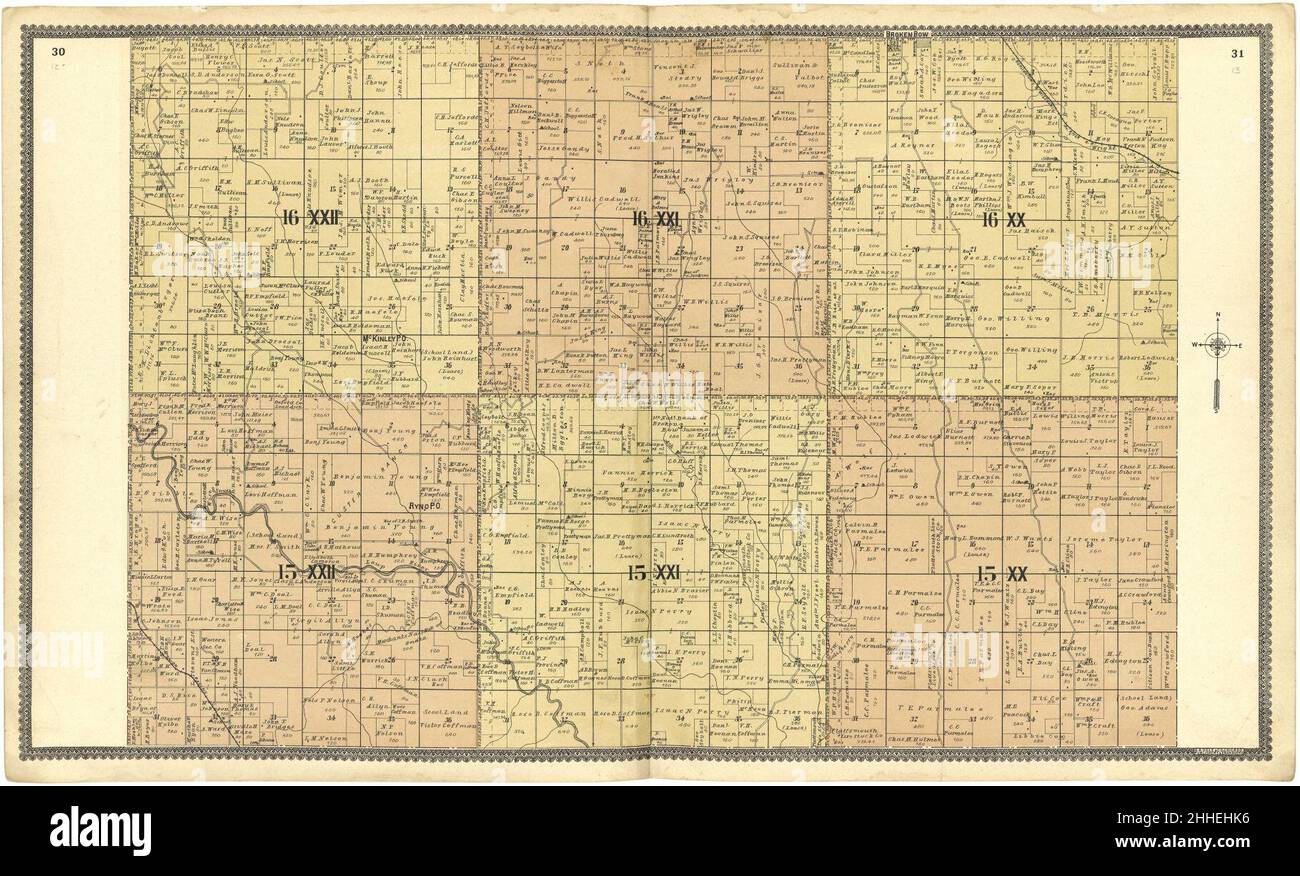Standard atlas of Custer County, Nebraska including a plat book of