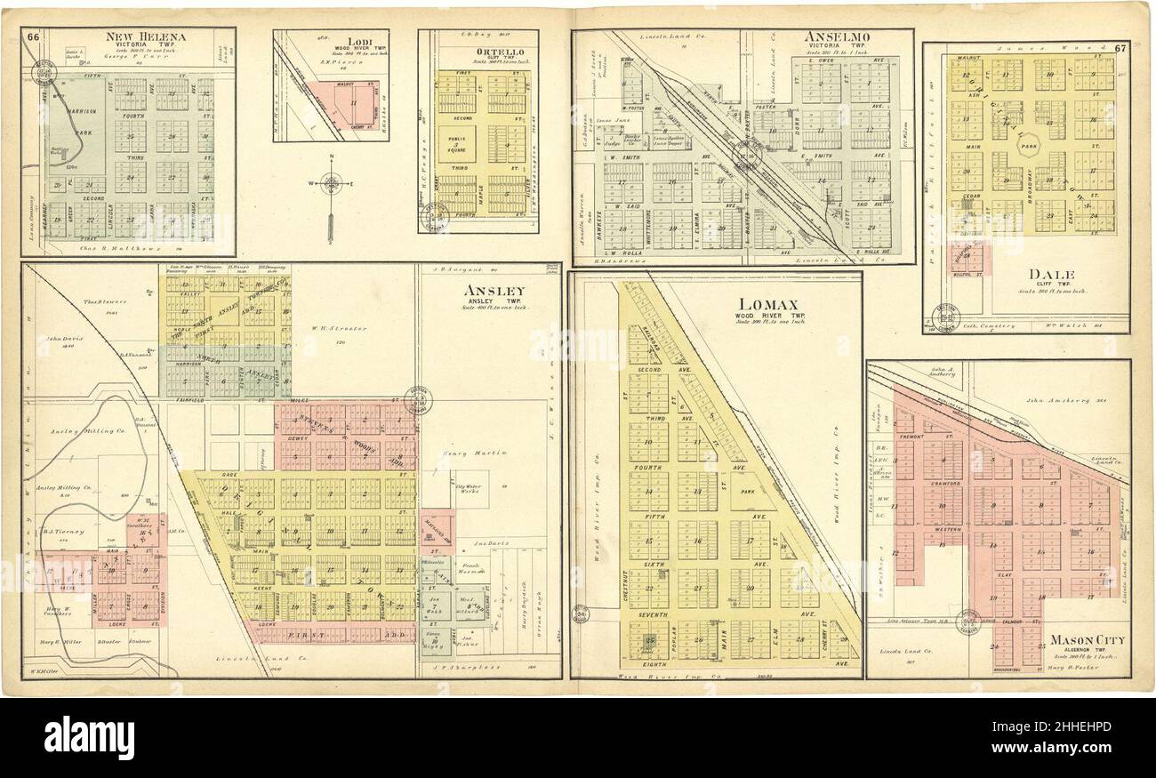 Standard atlas of Custer County, Nebraska including a plat book of