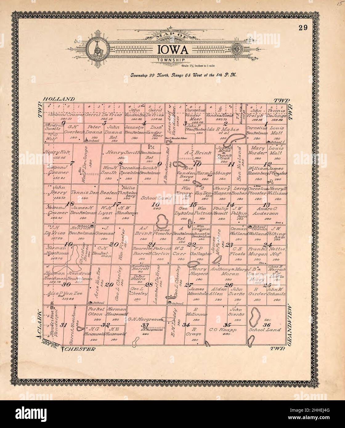 South Dakota Plat Map Standard Atlas Of Douglas County, South Dakota - Including A Plat Book Of  The Villages, Cities And Townships Of The County, Map Of The State, United  States And World, Patrons Directory, Reference