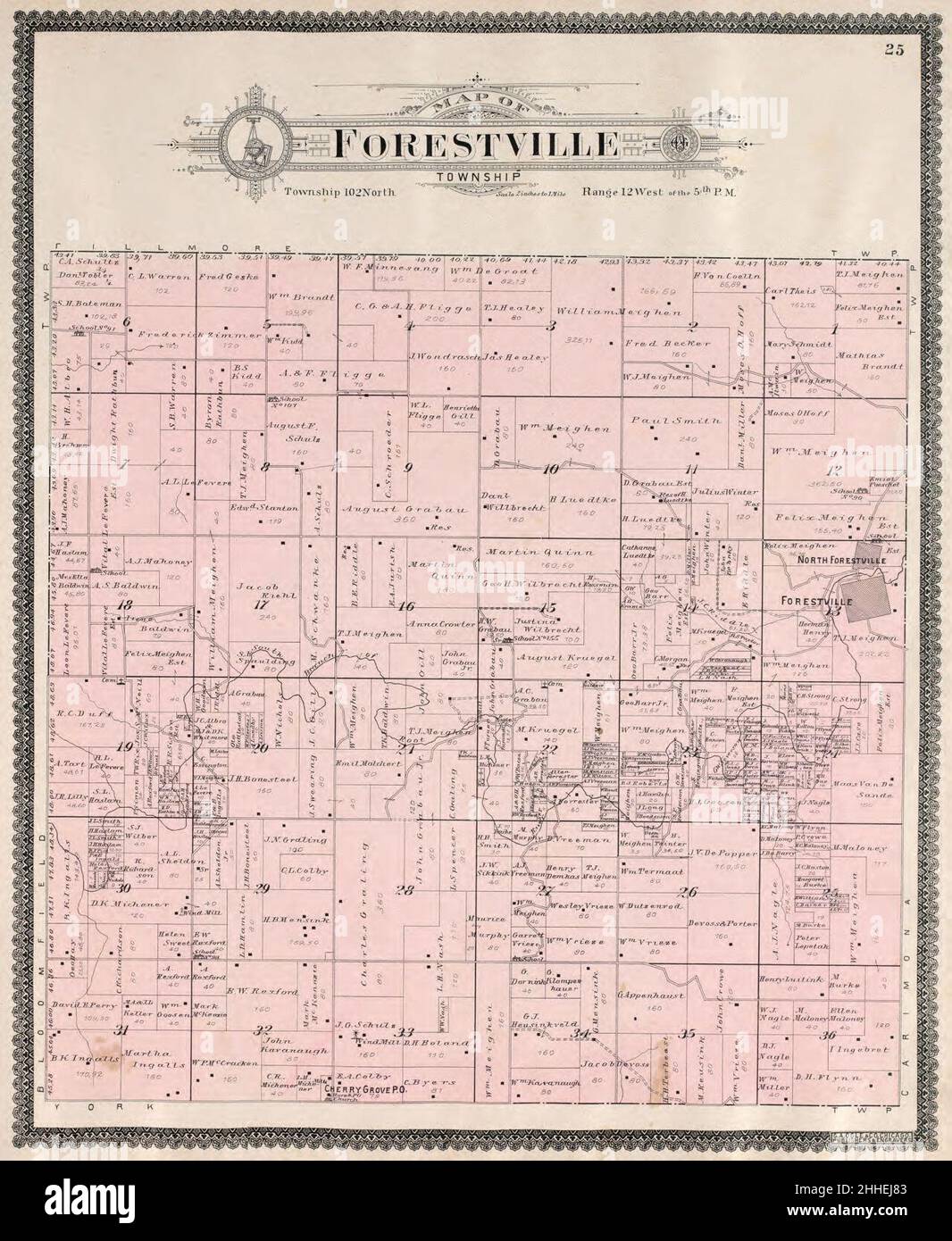 Standard atlas of Fillmore County, Minnesota including a plat book of