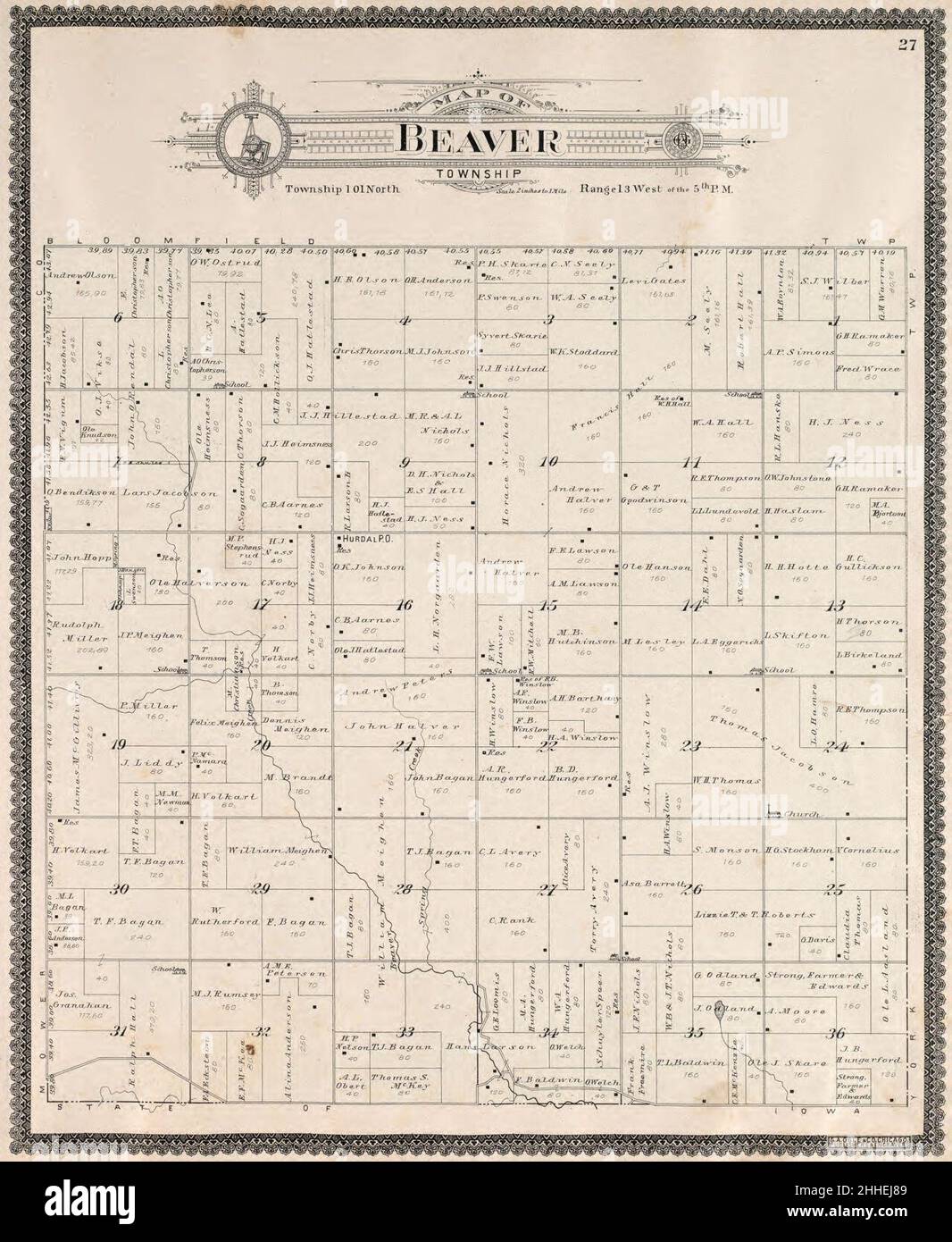 Standard atlas of Fillmore County, Minnesota including a plat book of