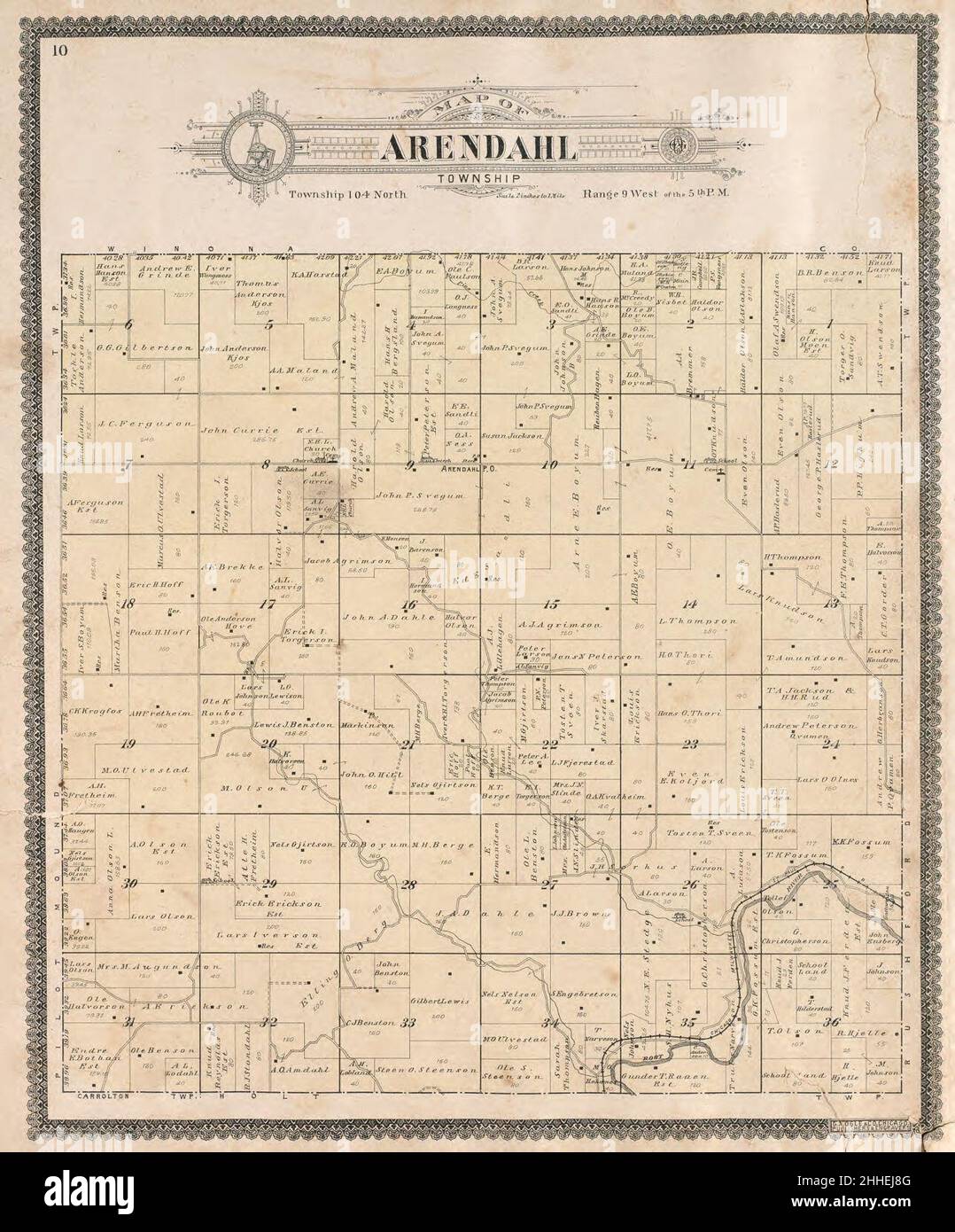 Standard atlas of Fillmore County, Minnesota including a plat book of