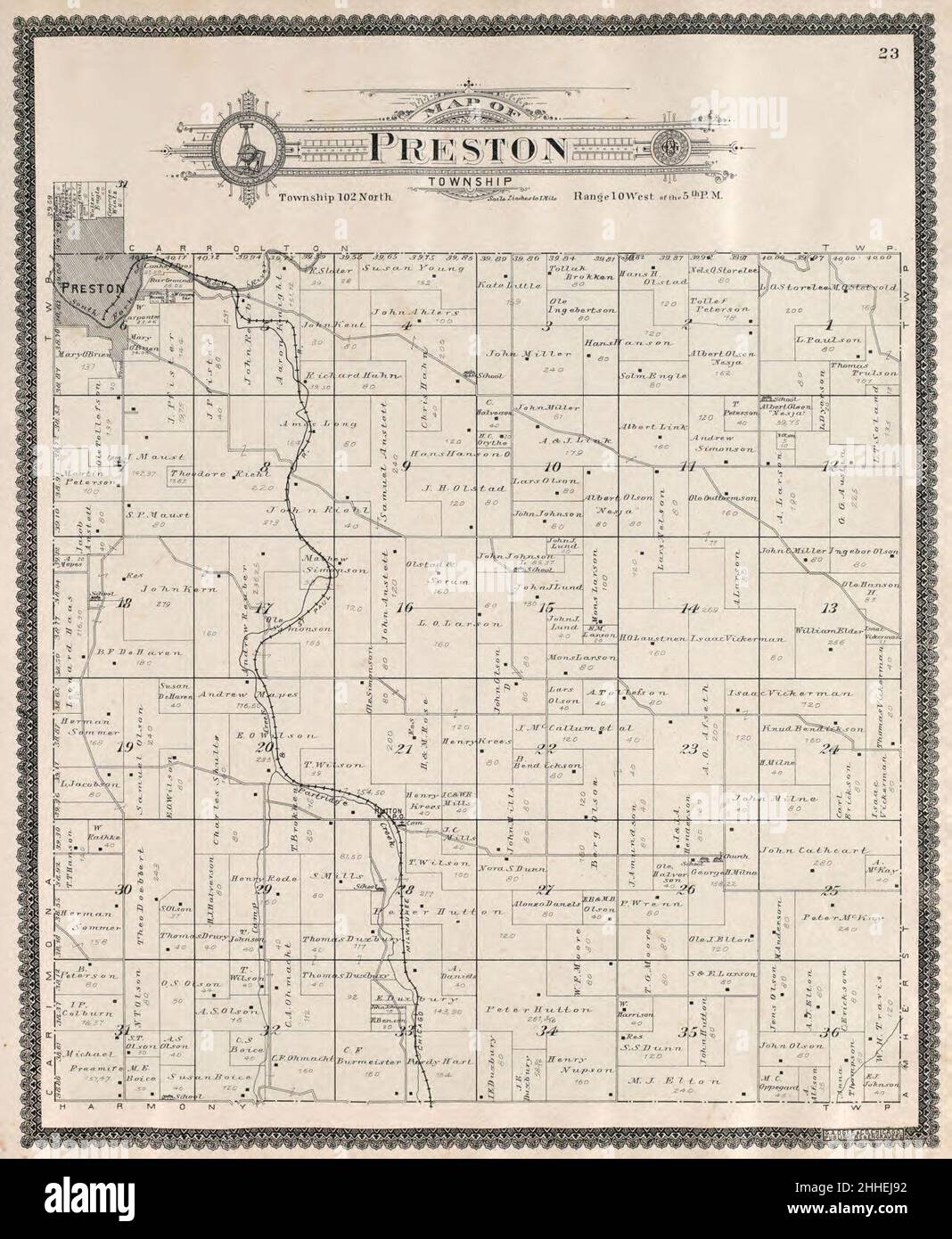 Standard atlas of Fillmore County, Minnesota including a plat book of