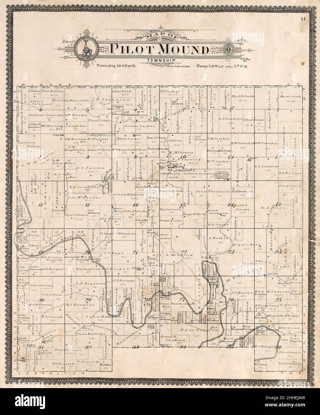 Standard atlas of Fillmore County, Minnesota including a plat book of