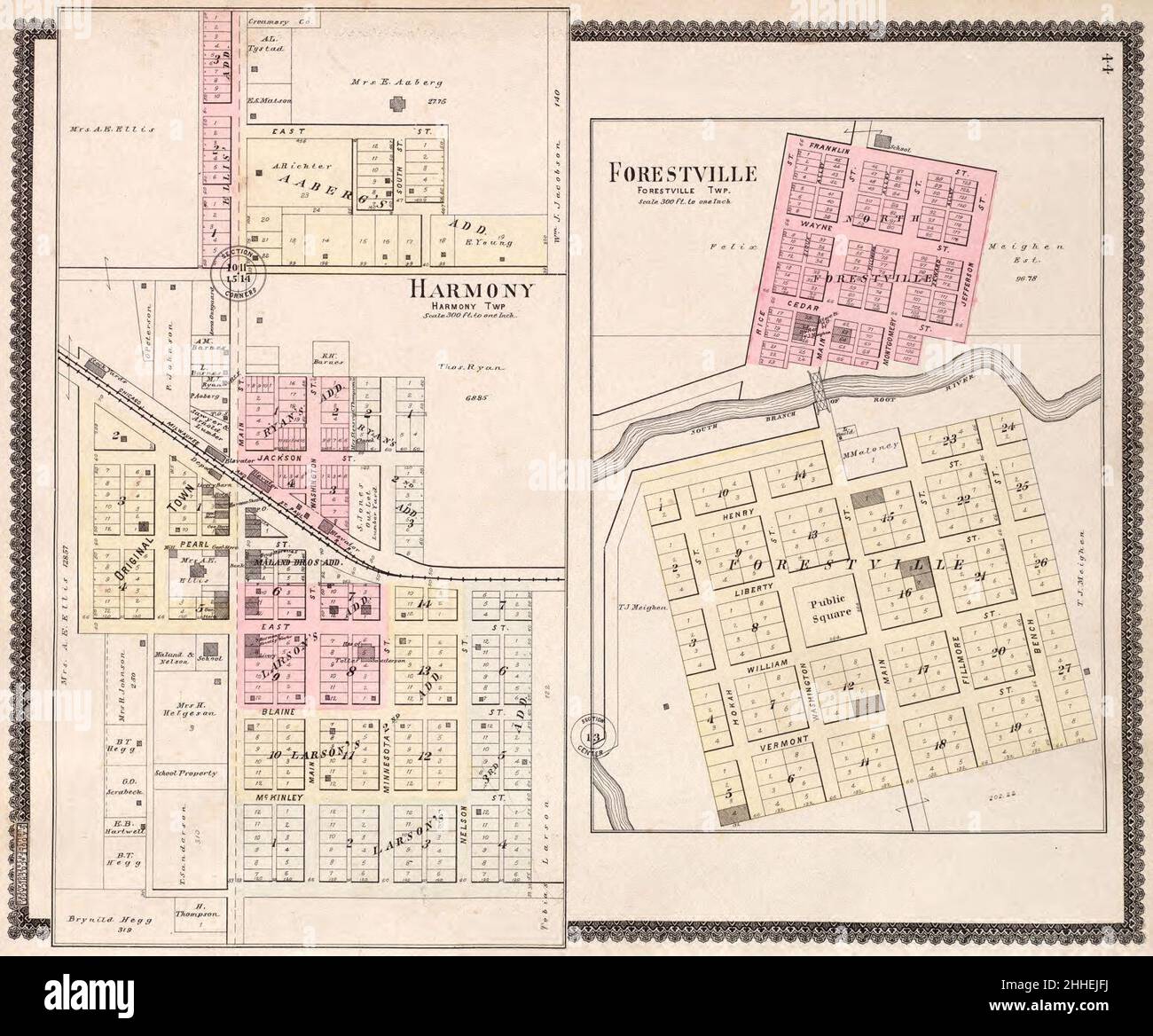 Standard atlas of Fillmore County, Minnesota including a plat book of