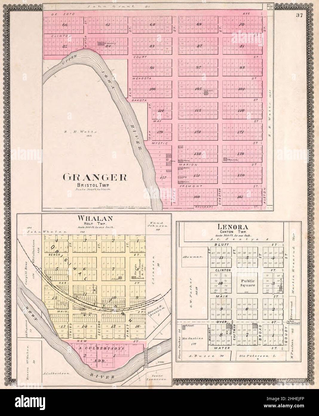 Standard atlas of Fillmore County, Minnesota including a plat book of