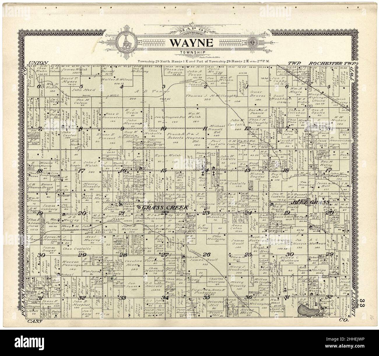 Standard atlas of Fulton County, Indiana including a plat book of the