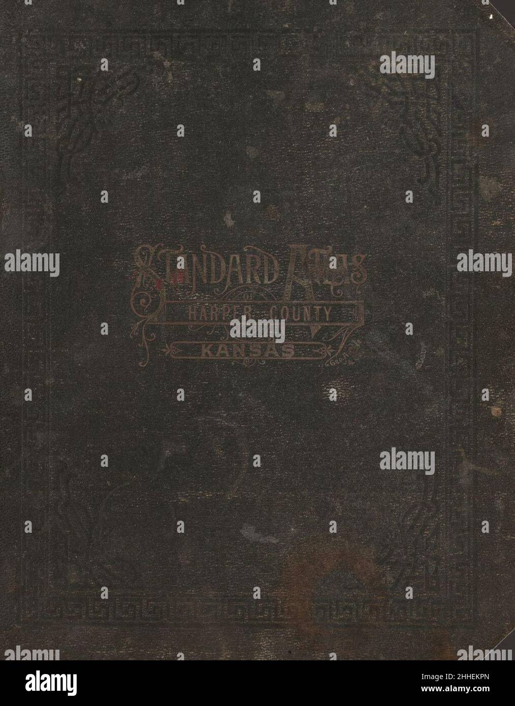 Standard atlas of Harper County, Kansas including a plat book of the villages, cities and