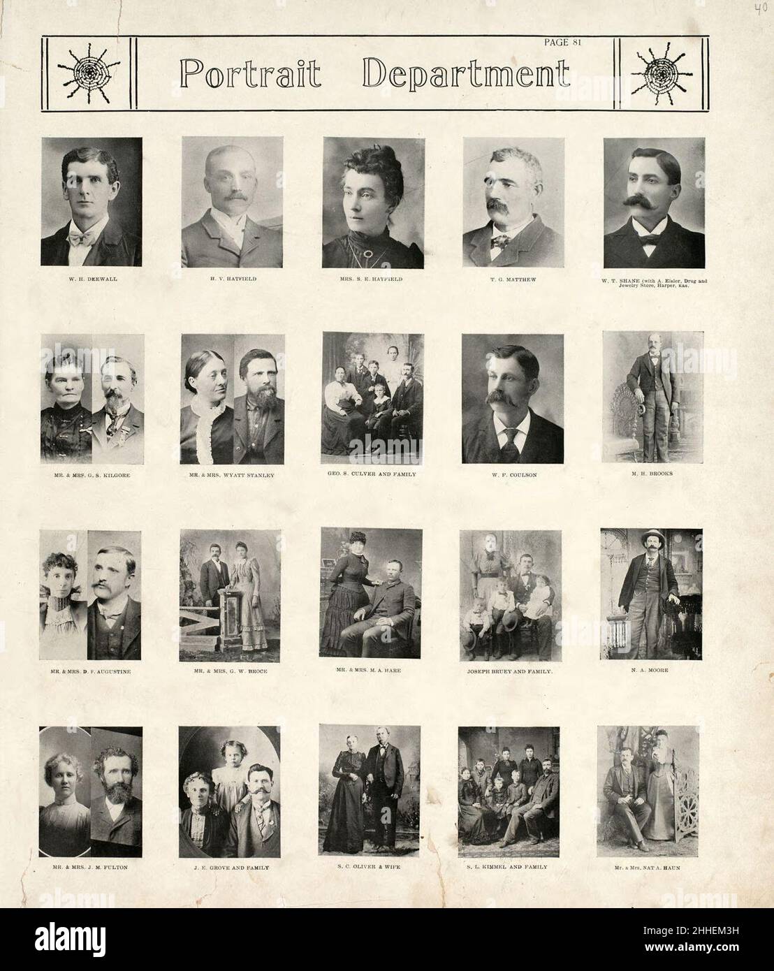 Standard atlas of Harper County, Kansas including a plat book of the villages, cities and