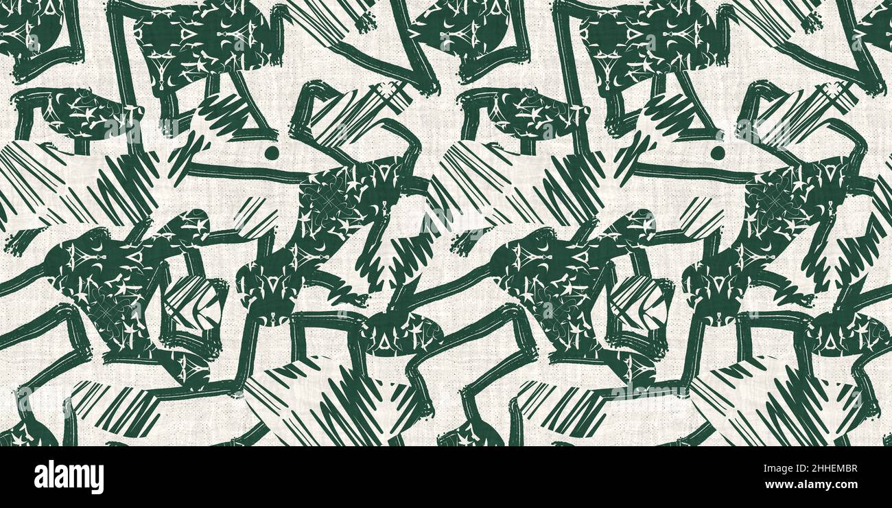 Two Color Drawing Examples Seamless two tone hand drawn brushed effect pattern border swatch. High ...