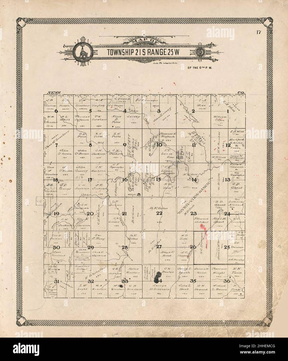 Standard atlas of Hodgeman County, Kansas including a plat book of