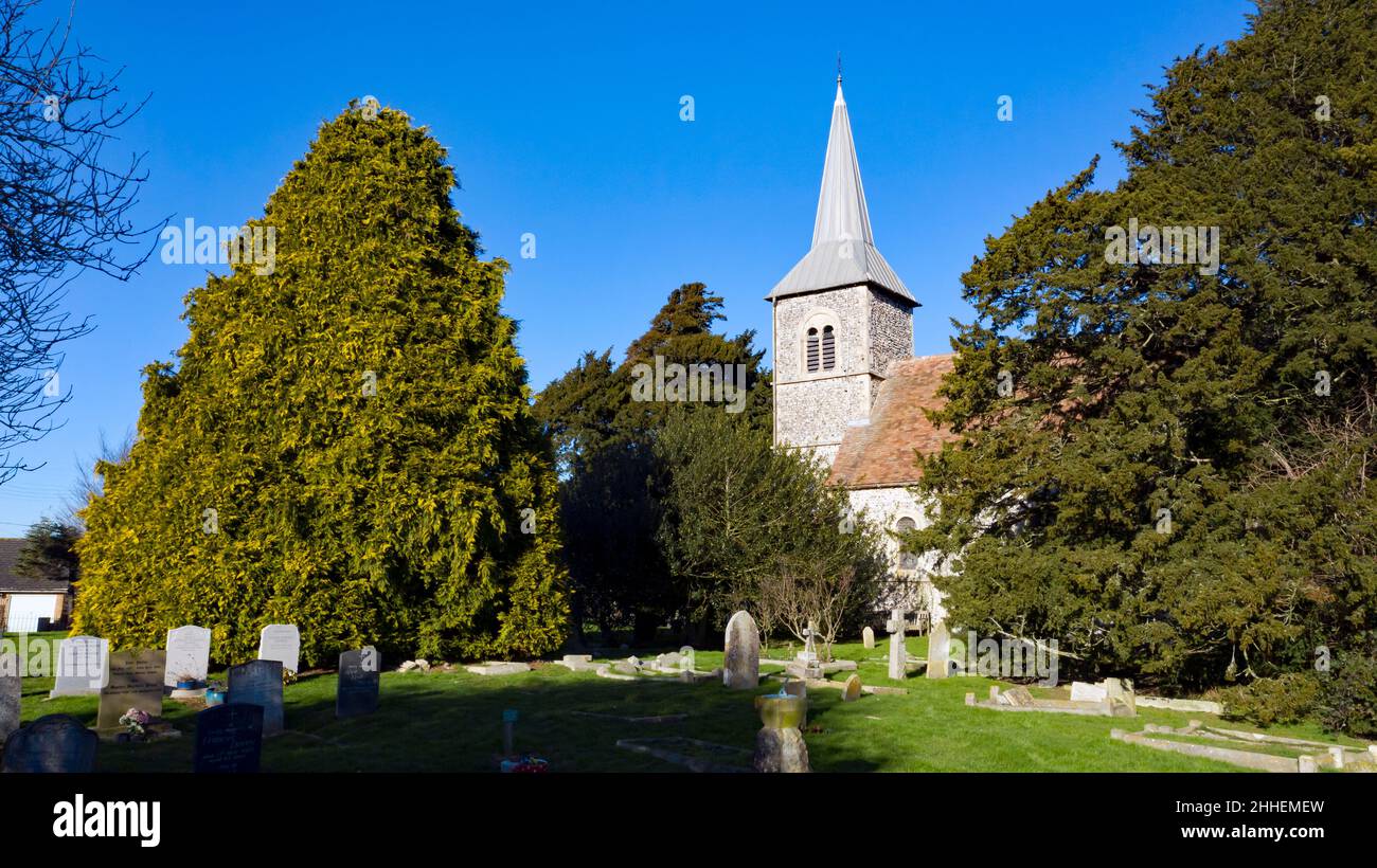 The Church of St Mary the Virgin, Ripple, Kent Stock Photo Alamy