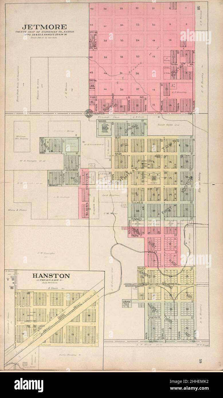 Standard atlas of Hodgeman County, Kansas including a plat book of