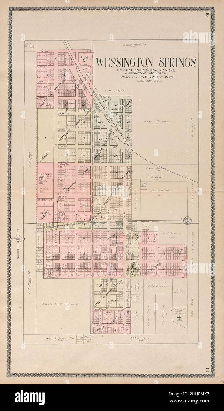Standard atlas of Jerauld County, South Dakota including a plat book