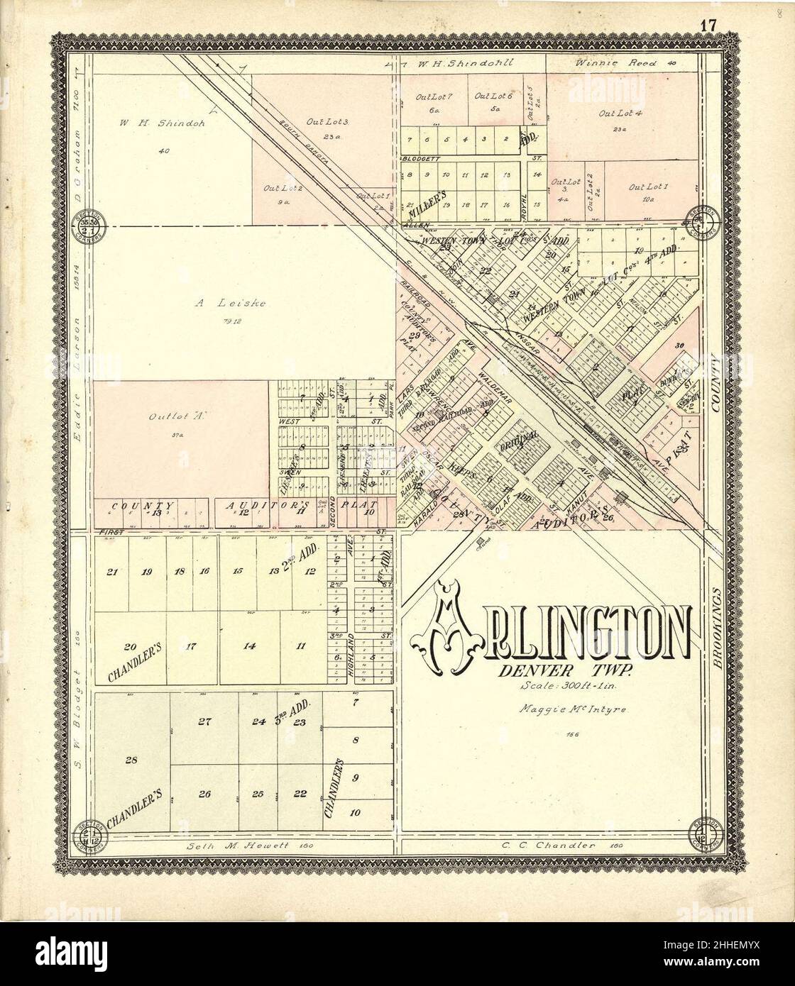 Standard atlas of Kingsbury County, South Dakota including a plat