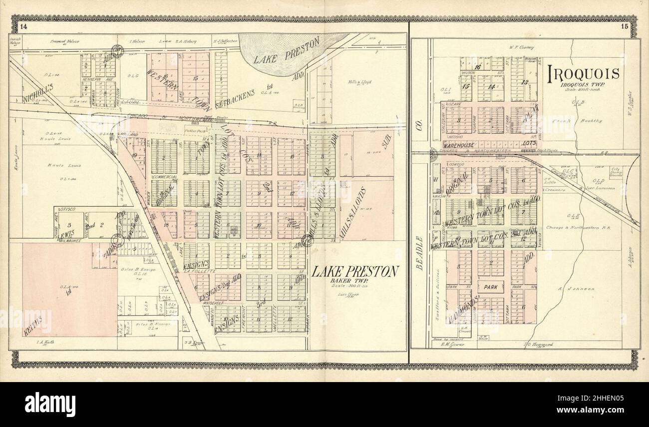 Standard atlas of Kingsbury County, South Dakota including a plat