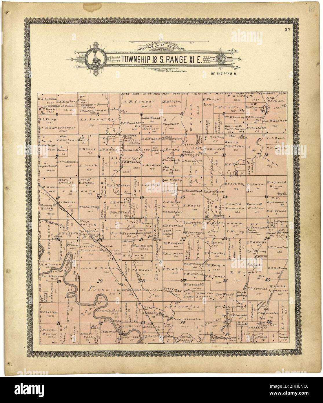 Standard atlas of Lyon County, Kansas including a plat book of the