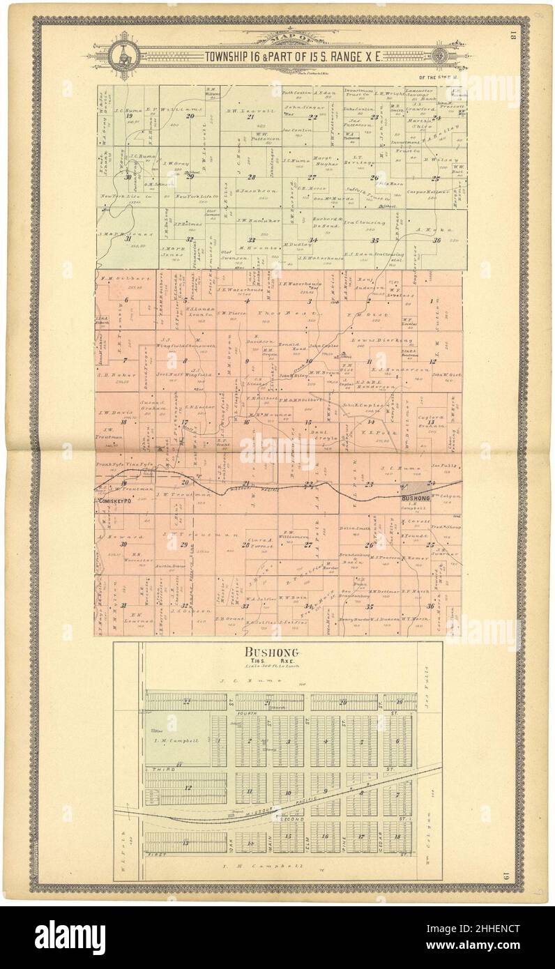 Standard atlas of Lyon County, Kansas including a plat book of the