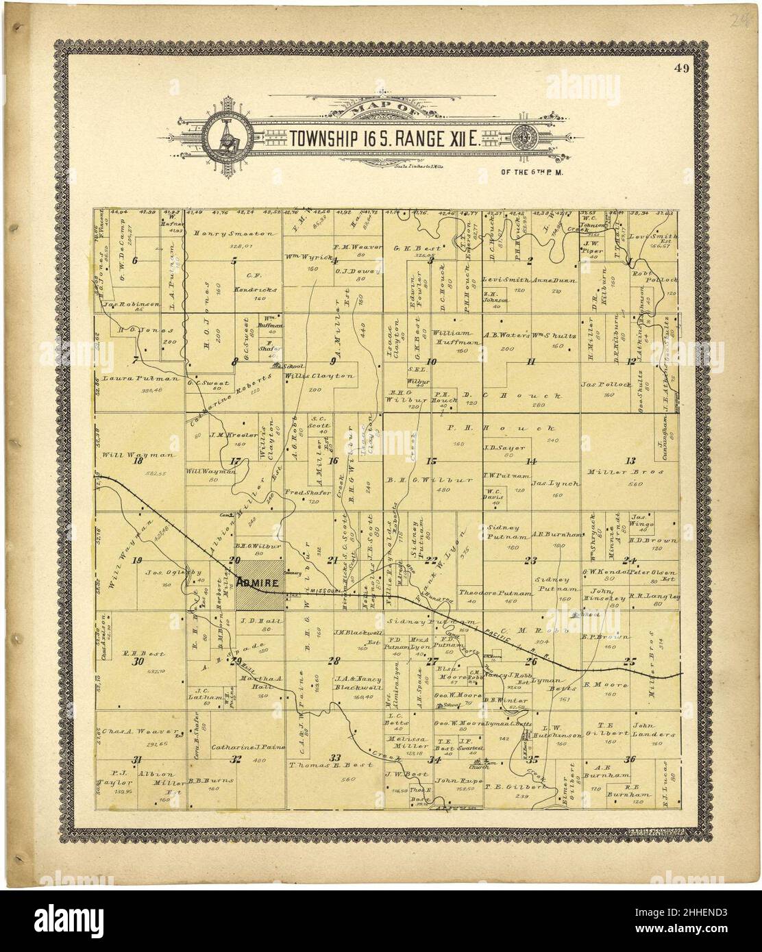 Standard atlas of Lyon County, Kansas - including a plat book of the ...