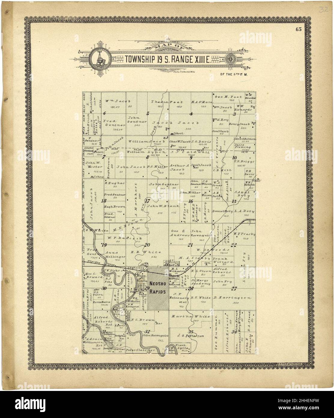 Standard atlas of Lyon County, Kansas including a plat book of the