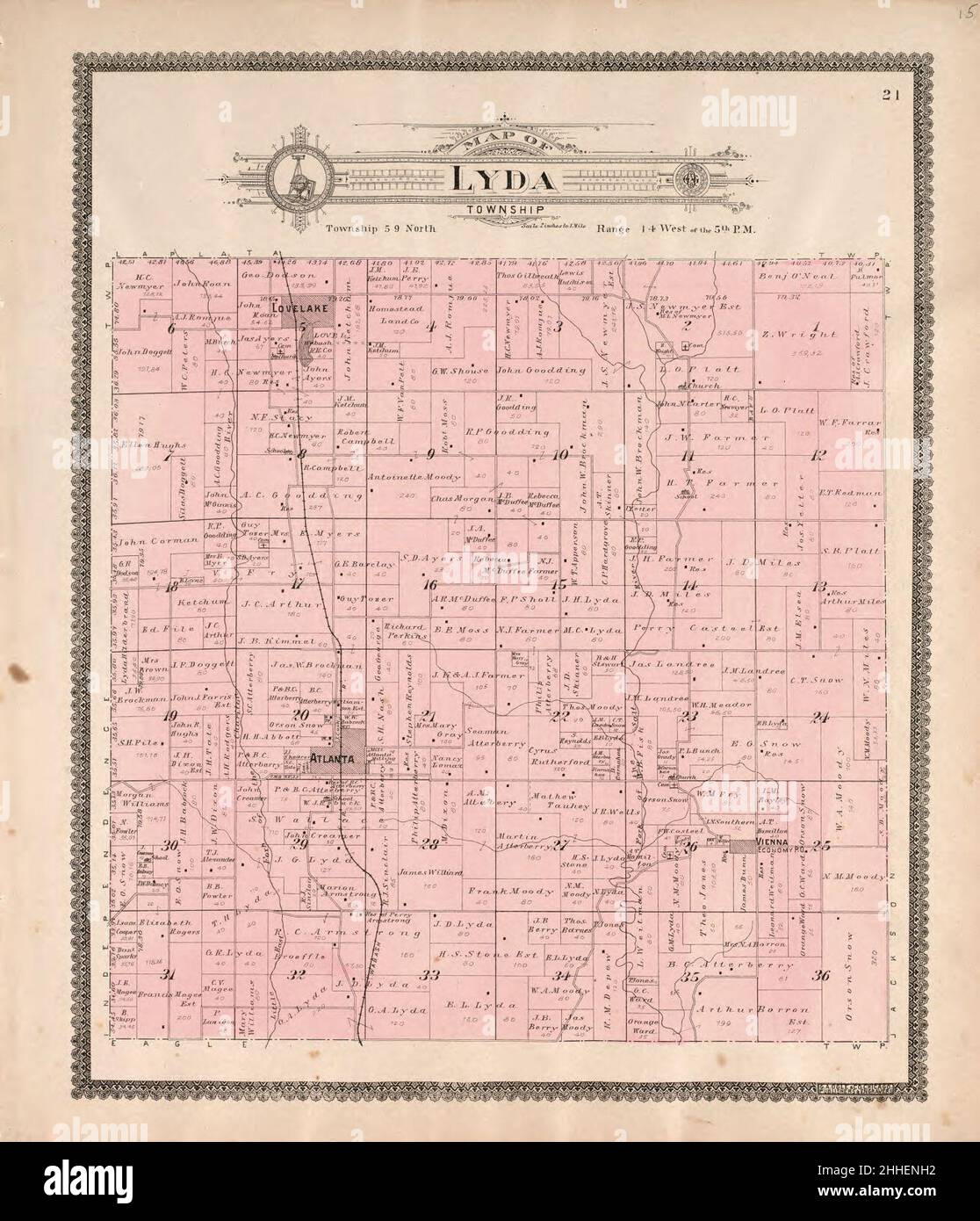 Macon County Mo Plat Map Standard Atlas Of Macon County, Missouri - Including A Plat Book Of The  Villages, Cities And Townships Of The County, Map Of The State, United  States And World - Farmers Directory, Reference