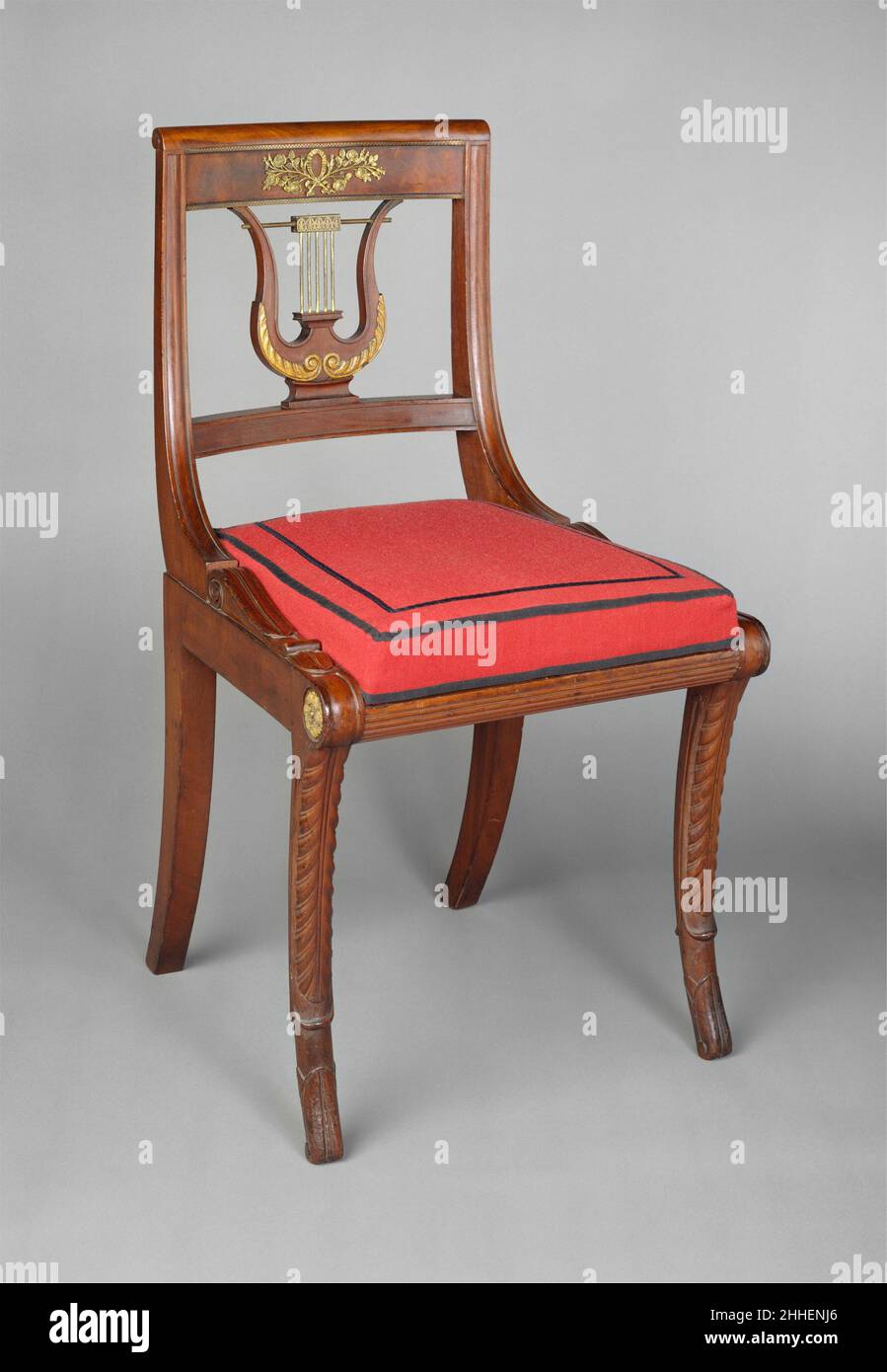 Side chair 181519 Attributed to CharlesHonoré Lannuier This rare and