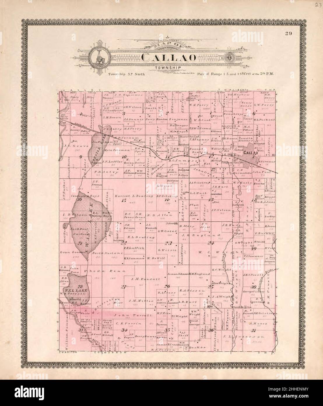 Standard atlas of Macon County, Missouri including a plat book of the