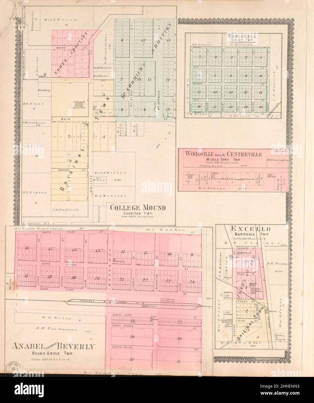 Standard atlas of Macon County, Missouri including a plat book of the
