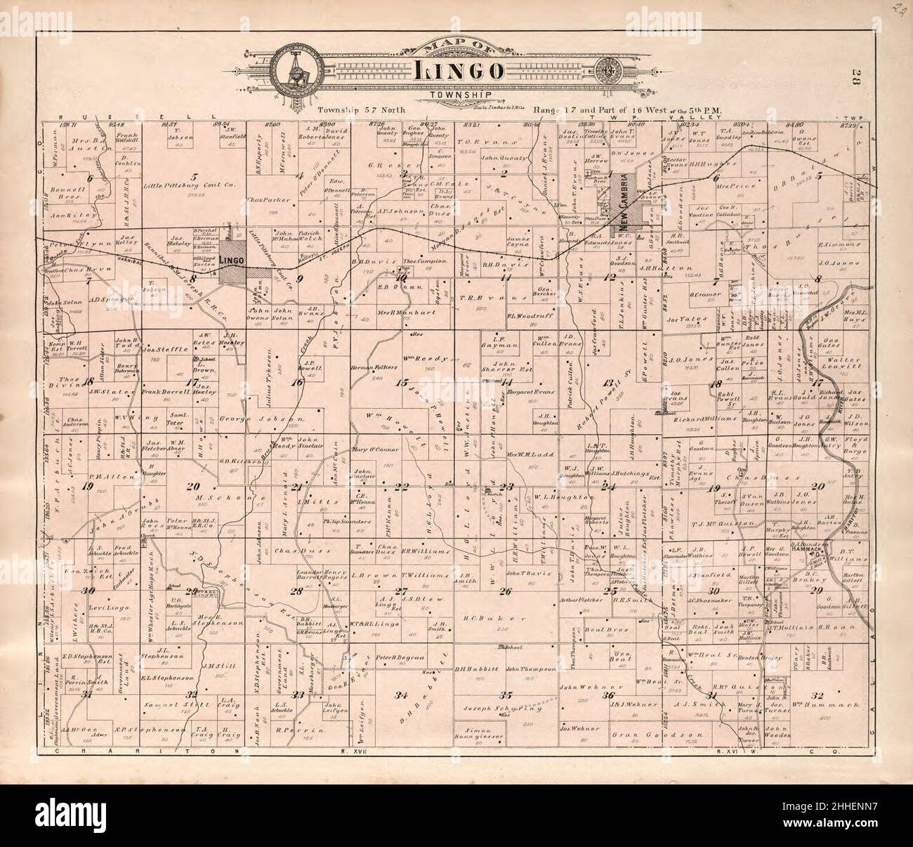 Standard atlas of Macon County, Missouri including a plat book of the