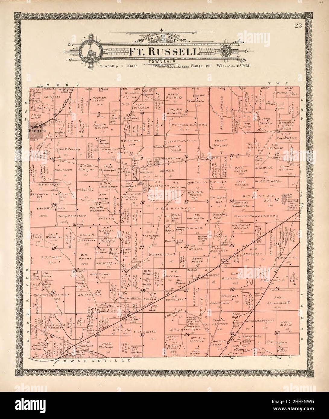 Standard atlas of Madison County, Illinois - including a plat book of ...