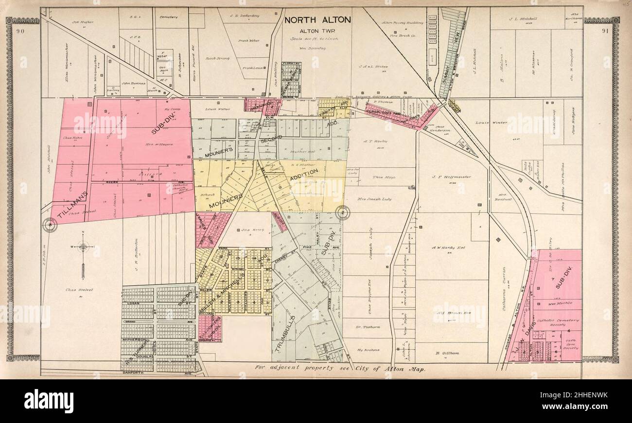 Standard atlas of Madison County, Illinois including a plat book of