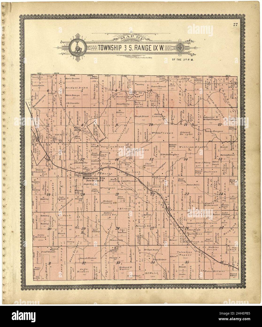 Standard atlas of Monroe County, Illinois including a plat book of