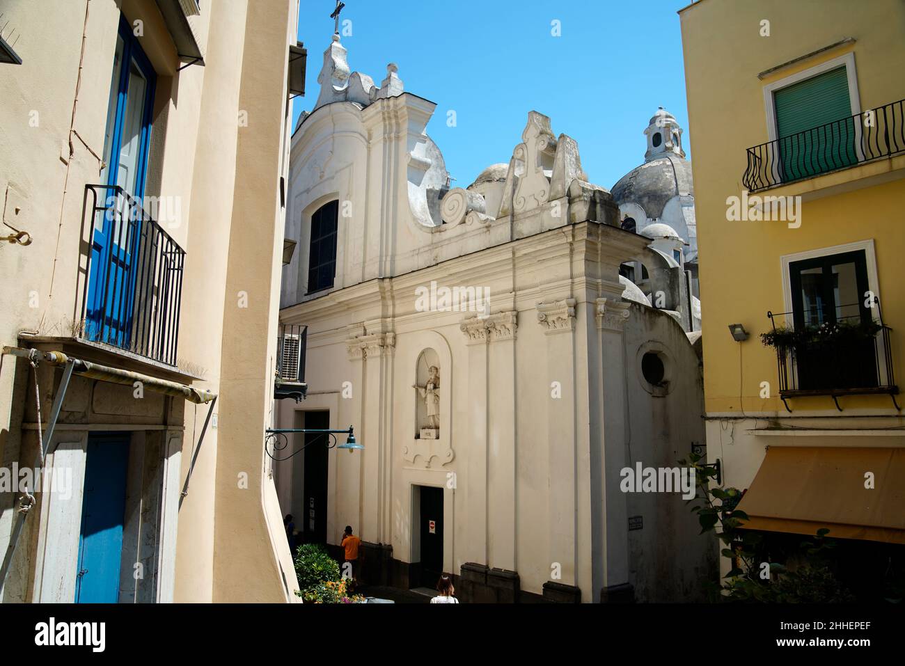 Santo Stefano Church,Capri,Capri Island,Campania,Italy,Europe Stock Photo