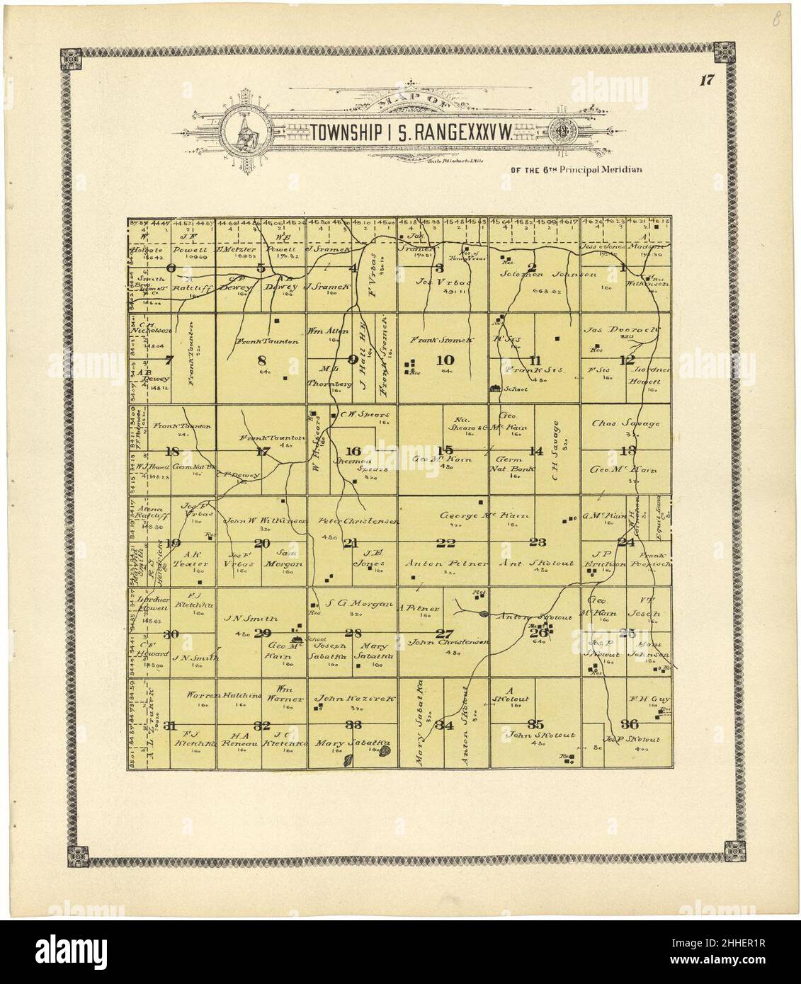 Standard atlas of Rawlins County, Kansas - including a plat book of the ...