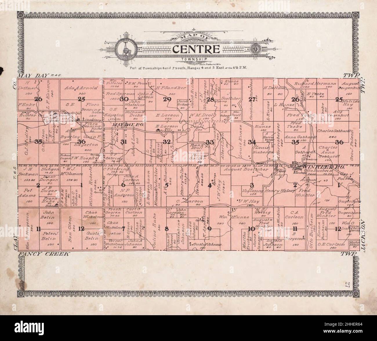 Standard atlas of Riley County, Kansas including a plat book of the