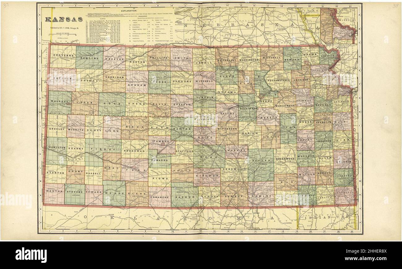Standard atlas of Rawlins County, Kansas including a plat book of the