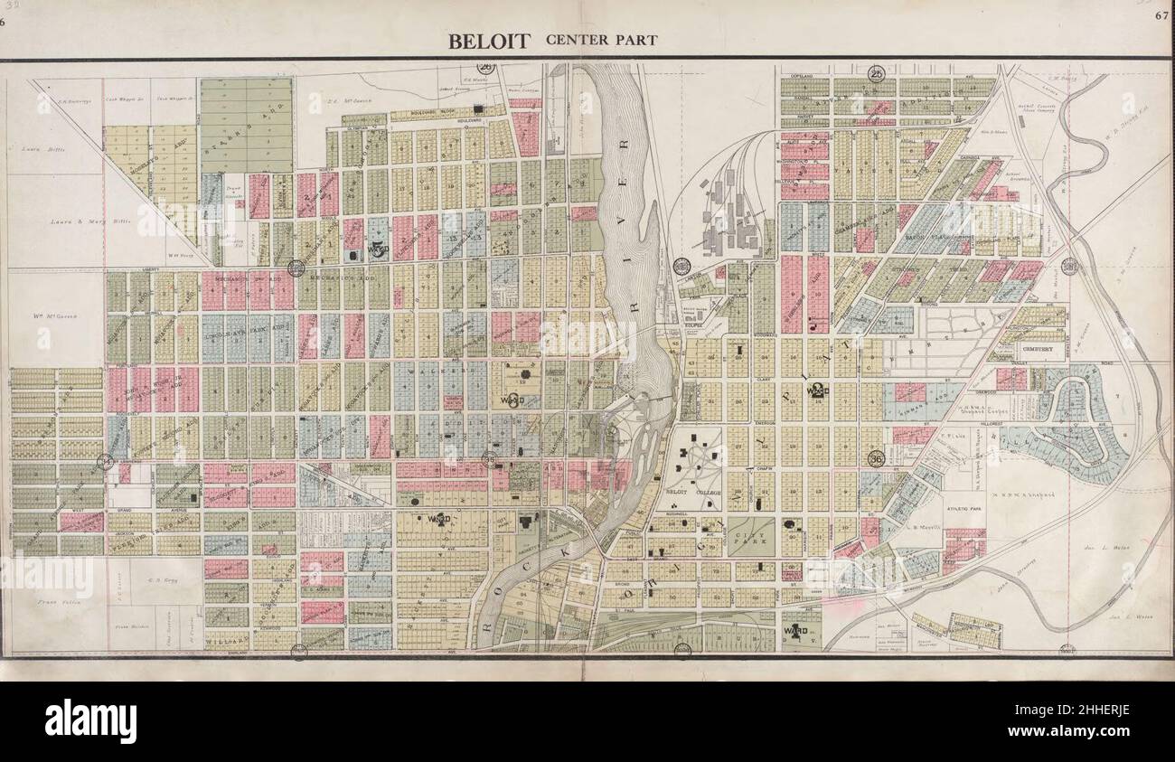 Rock County Plat Map Standard Atlas Of Rock County, Wisconsin - Including A Plat Book Of The  Villages, Cities And Townships Of The County, Patrons Directory, Reference  Business Directory And Departments Devoted To Stock Photo - Alamy