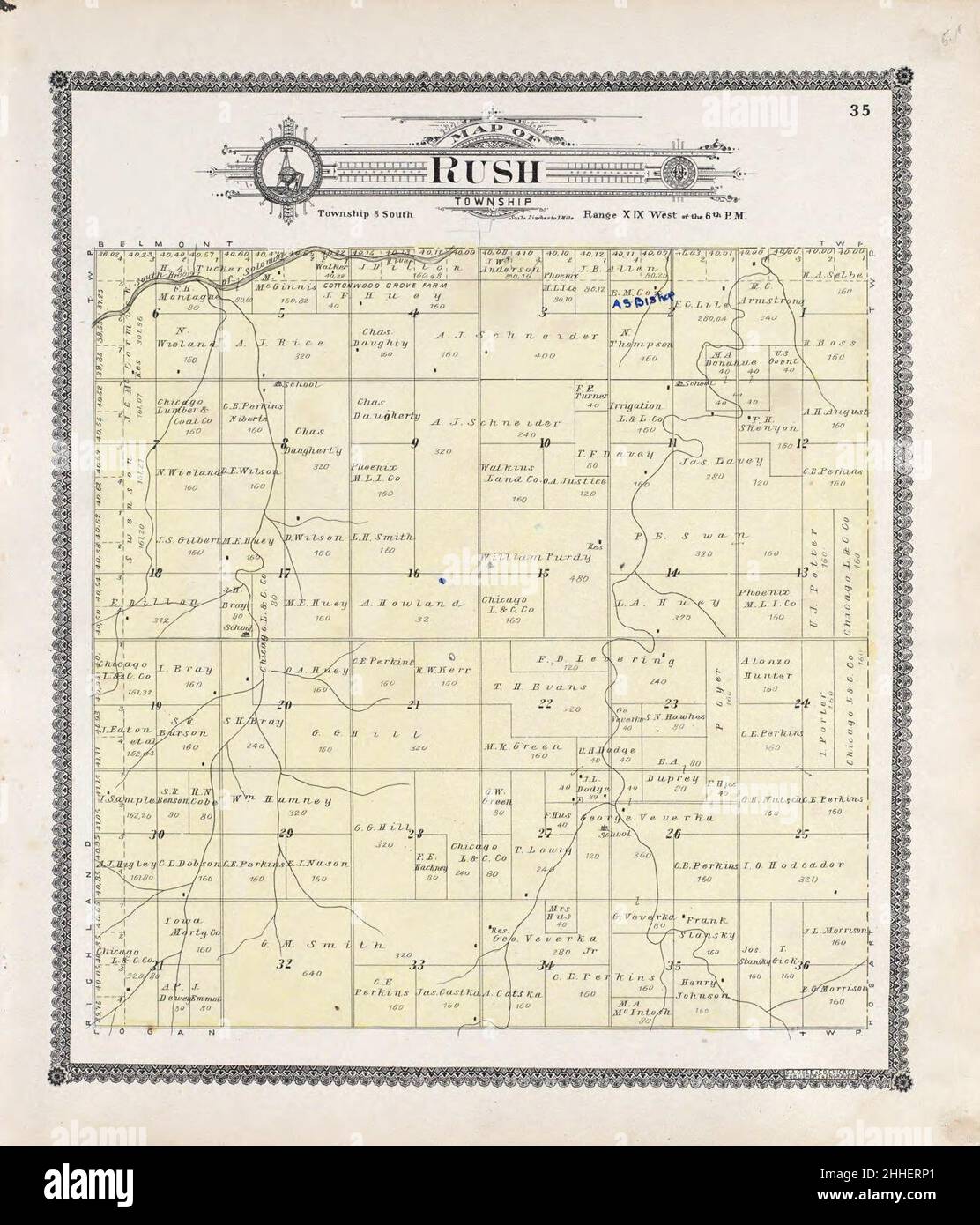 Standard atlas of Rooks County, Kansas - including a plat book of the ...