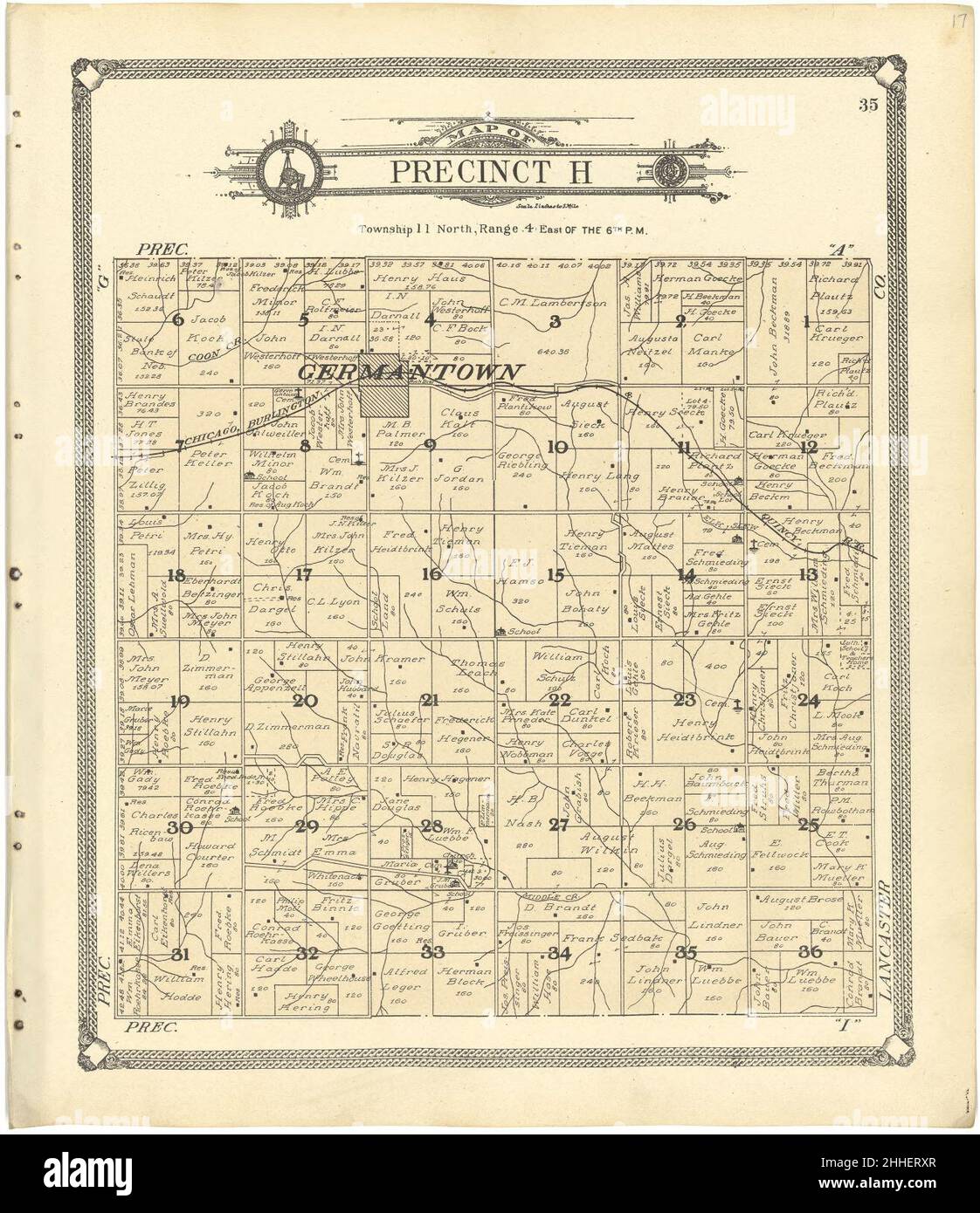 Standard atlas of Seward County, Nebraska including a plat book of the villages, cities and
