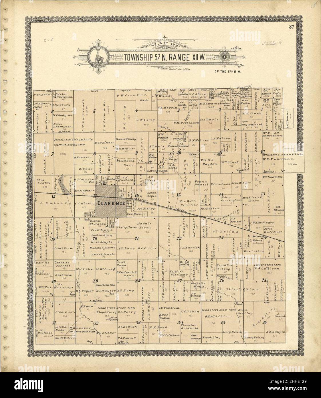 Standard atlas of Shelby County, Missouri including a plat book of