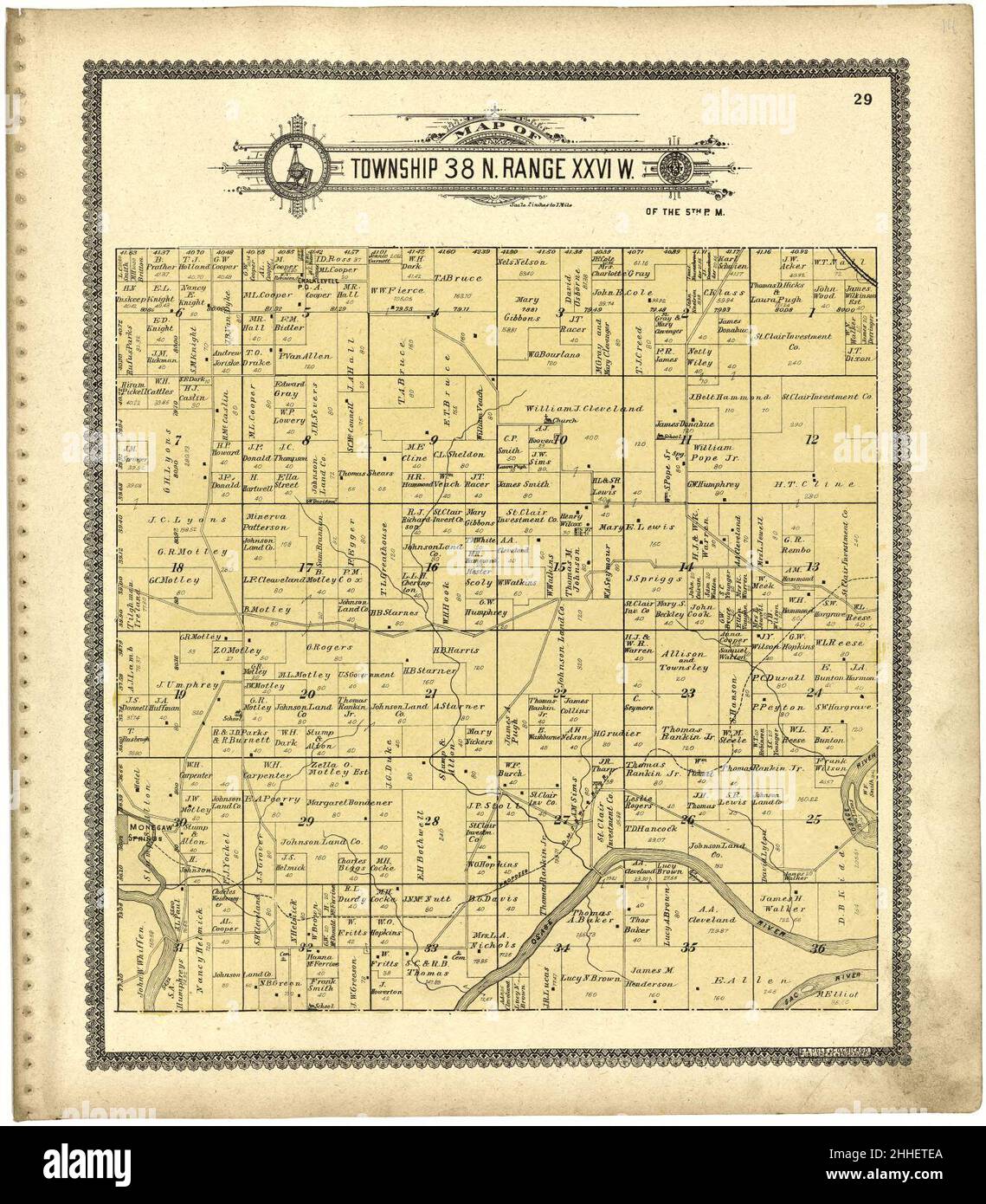 Standard atlas of St. Clair County, Missouri - including a plat book of ...