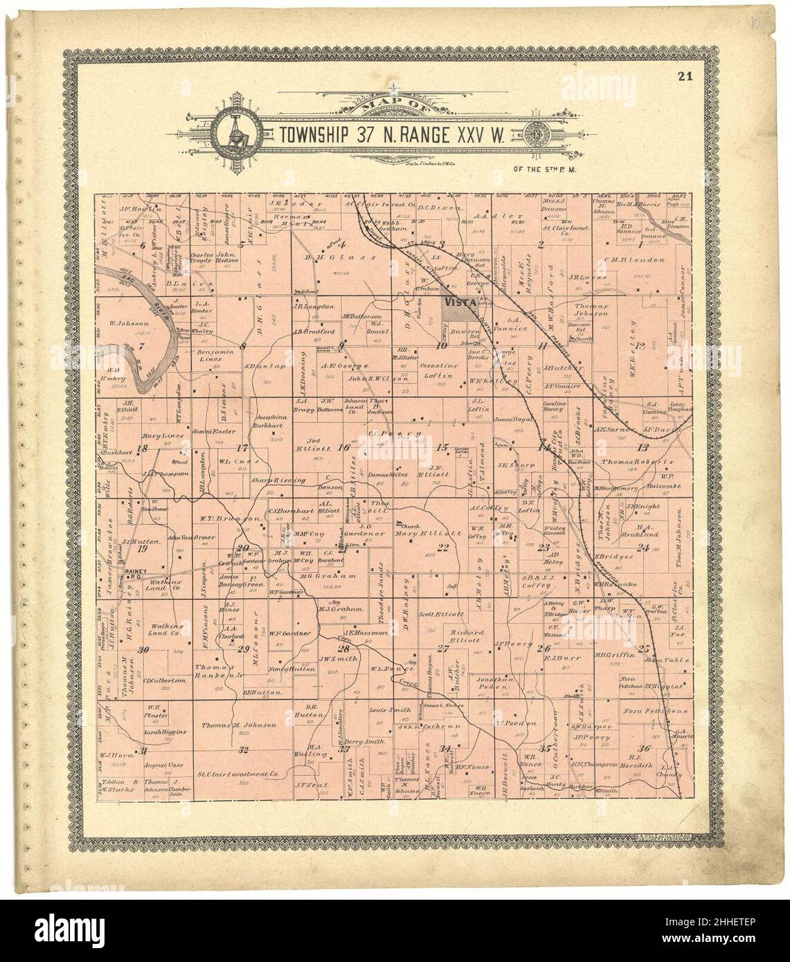 Standard atlas of St. Clair County, Missouri including a plat book of